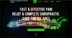 Desktop Screenshot of holligerchiropractic.com