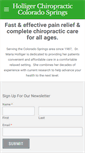 Mobile Screenshot of holligerchiropractic.com